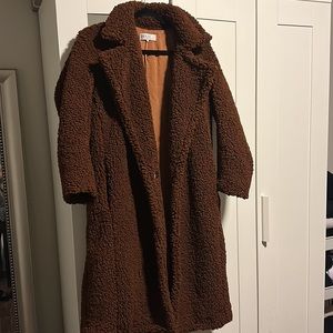 Sherpa jacket/Teddy coat size XS fits small